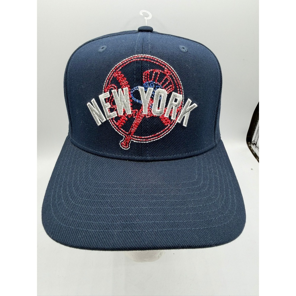 New York Yankees Hat Mitchell & Ness Snapback Cap Navy Blue Throwback Retro OSFM